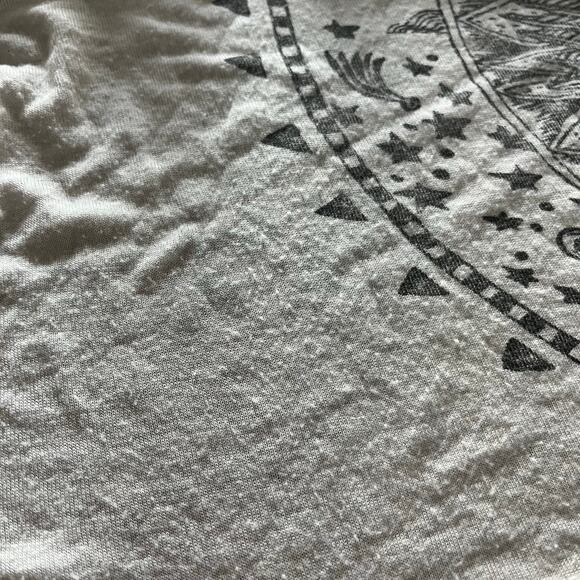 Vintage Y2K Ocasion Boho Swing Tank Crop Top Live by the Sun Feel By the Moon - Picture 8 of 8